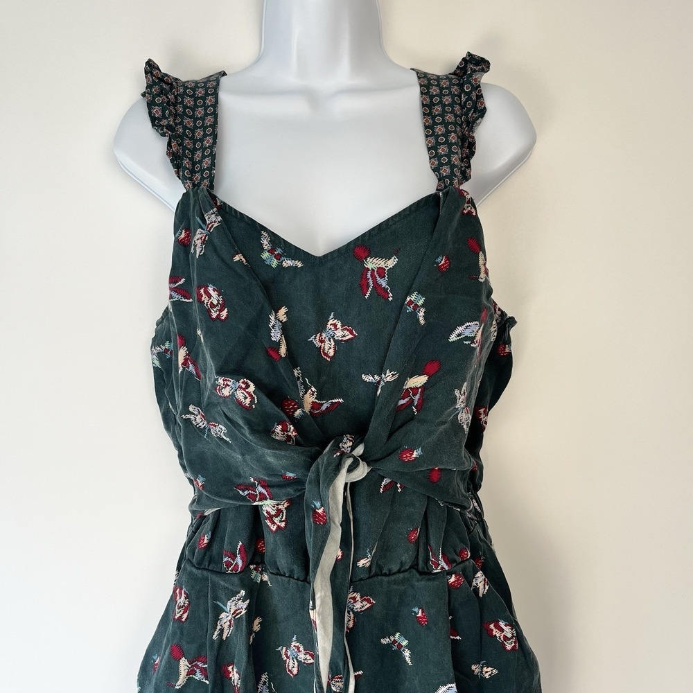 Matilda Jane Women's Nature Core Granola Overalls Hippie Boho Size M